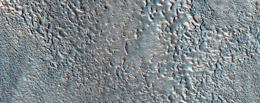 Scarps in Tempe Fossae