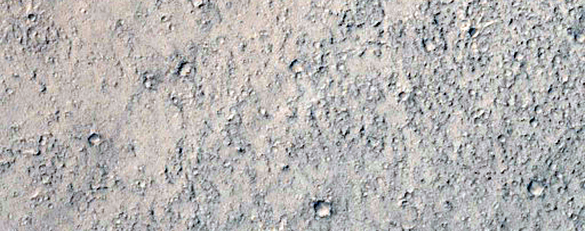 Ridges at Base of Channel Wall Visible in CTX Image B02_010585_1890