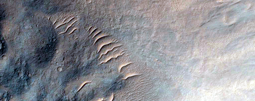 Gully Change Detection in Steep Crater Slopes