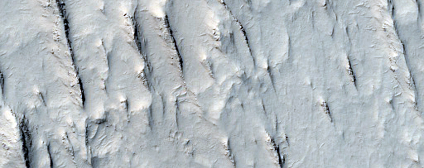 Landform in Aeolis Planum