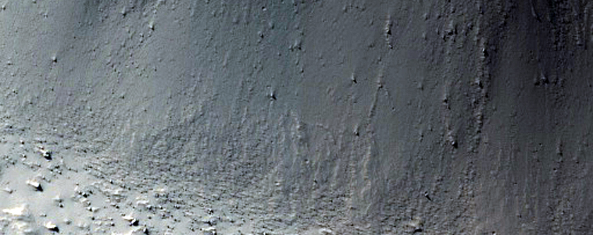 Possible Hydrated Mineral Detection in Mesa Escarpment