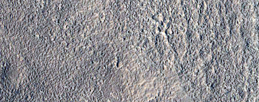 Abrupt Surface and Terrain Changes Near Adamas Labyrinthus