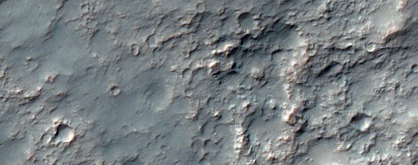 Possible Lacustrine Deposit in Basin Feature