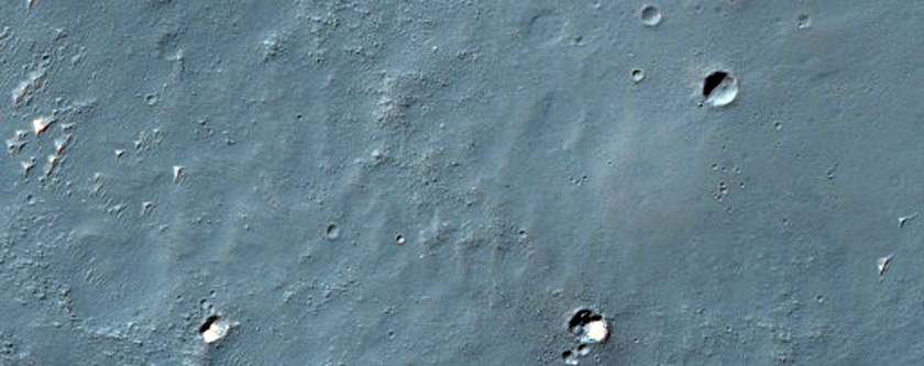Possible Lacustrine Deposit in Basin Feature