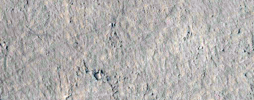 Lava Flows in Amazonis Planitia
