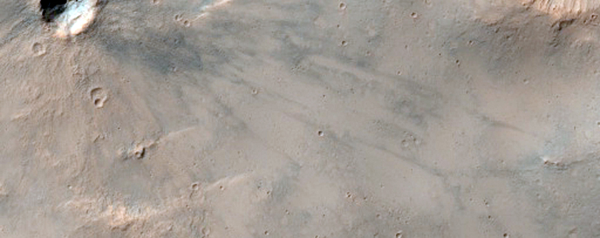 Crater Rim and Ejecta