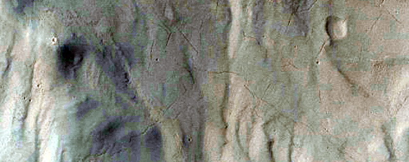 Central Peak of Crater in Nili Fossae