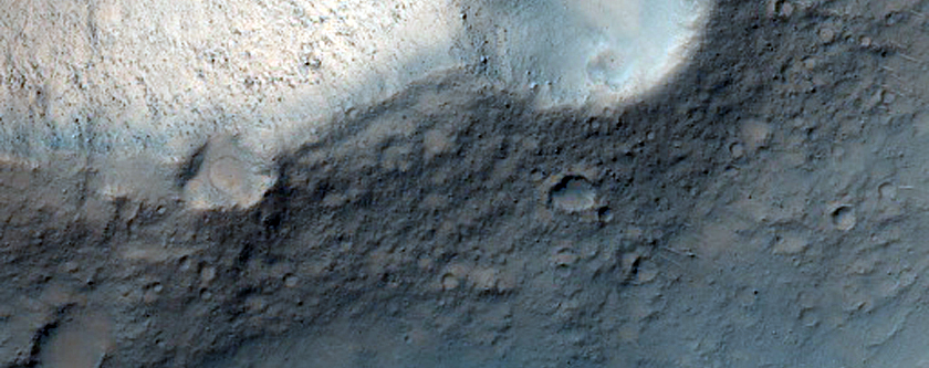 Smaller Crater within Gusev Crater