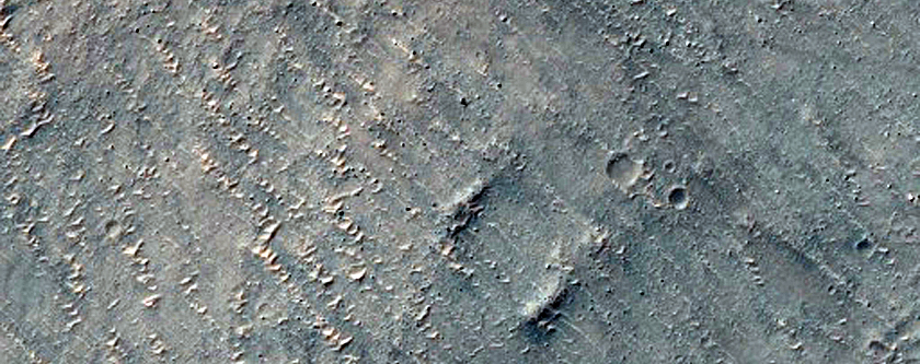 Fresh 1-Kilometer Impact Crater