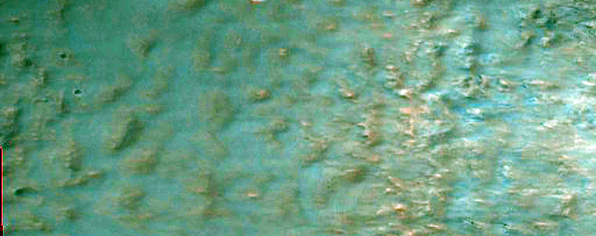 Crater Exposing Bedrock