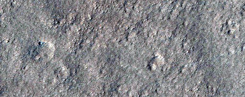 Candidate New Impact Site Formed between January 2005 and September 2010