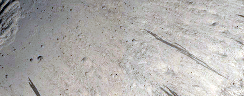 Flow Features as Seen in CTX Image P20_008700_1787