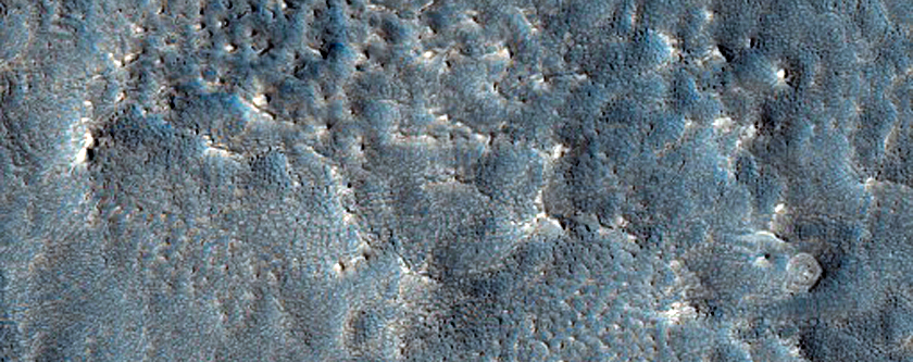 Valleys and Terrain in Tinjar Valles Region