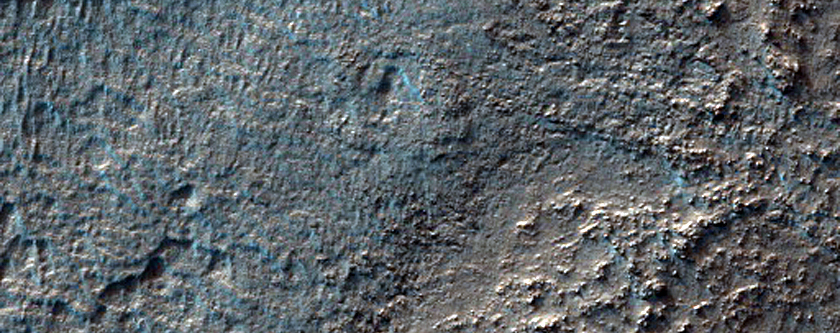 Ridge in Hellas Planitia