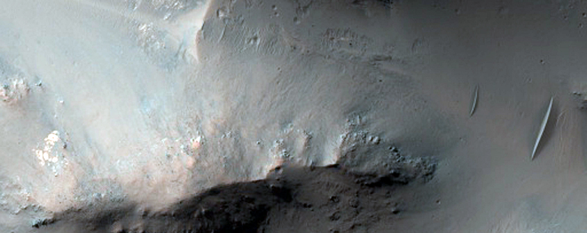 Central Peak of an Impact Crater
