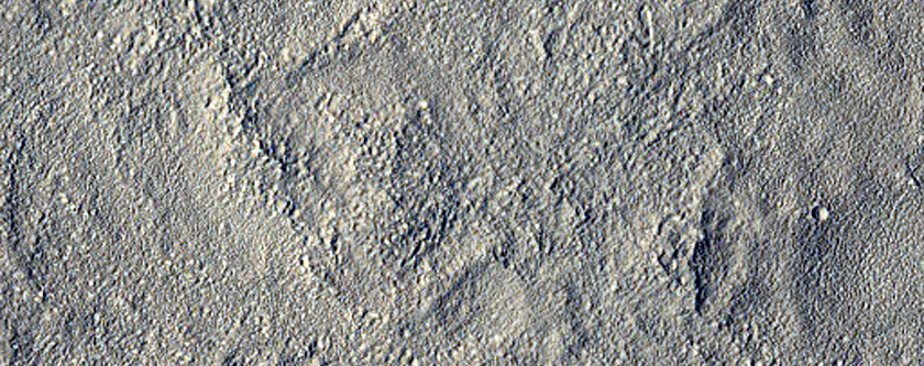 Periglacial Terrain Near Dissected Mantle
