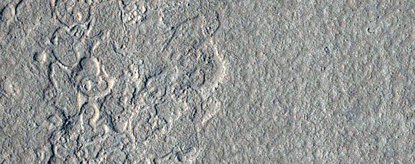 Lava Flows Near Erebus Montes
