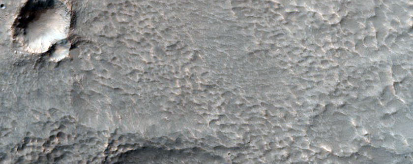 Scarp in Hellas Planitia