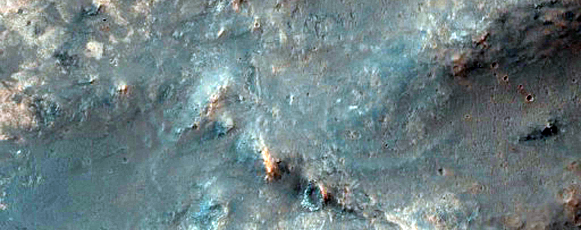 Central Peak of Crater in Syrtis Major