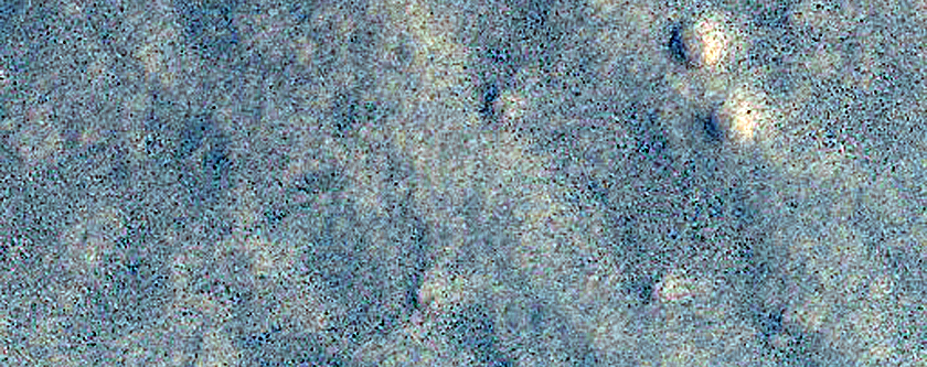Linear Feature Near Arcadia Dorsa
