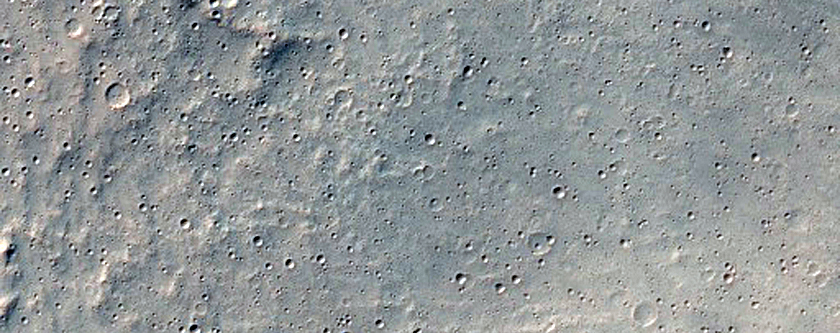 Very Fresh Small Impact Crater Near Tyrrhena Terra