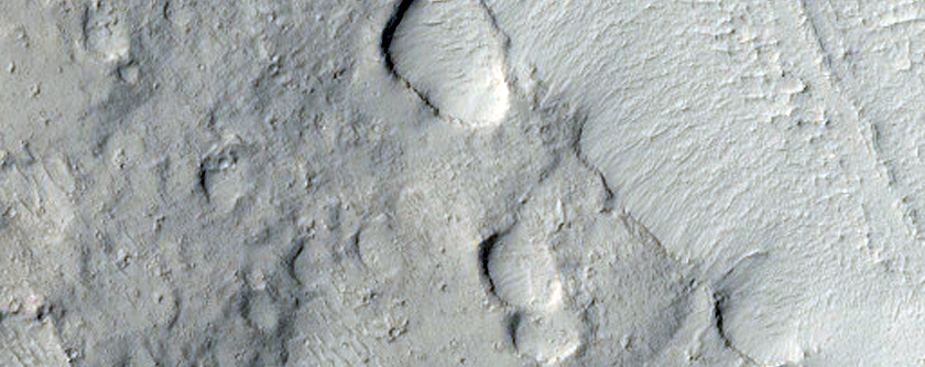 Intersection of Cerberus Fossae and Broad Channel