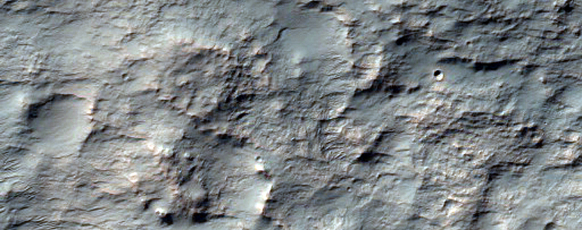 Bedrock on Crater Floor
