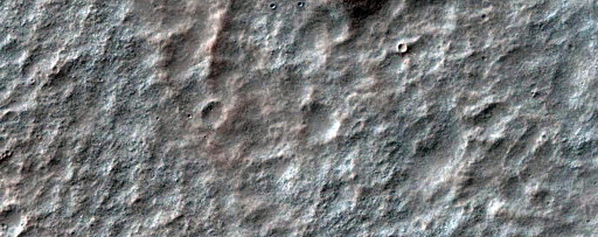 Trough in Claritas Fossae