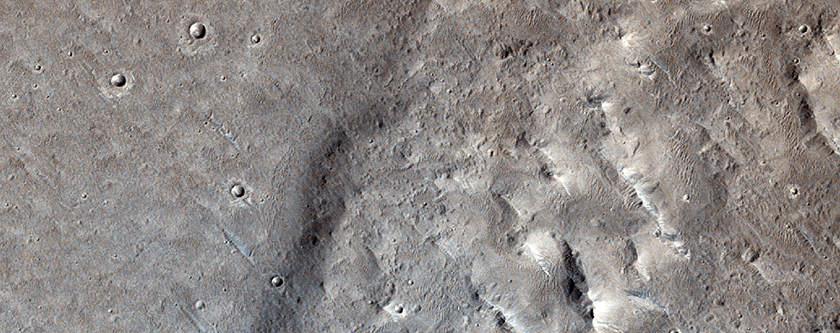 Boundary of Ejecta Layers For Fresh Crater