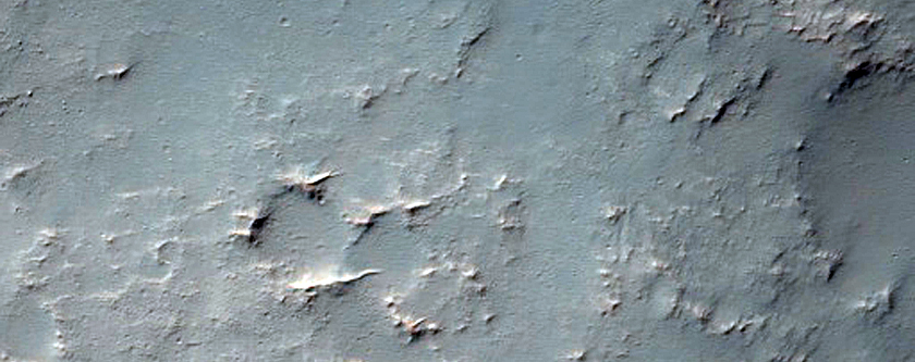 Bedrock North of Hadriaca Patera