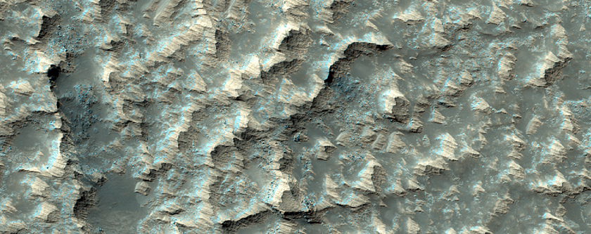 Dark Unit in Syria Planum