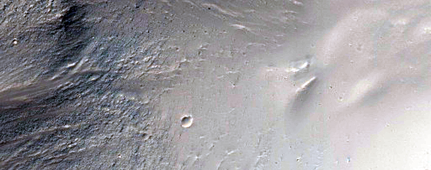 Bedrock in Ius Chasma