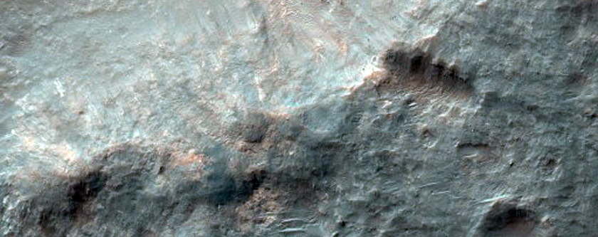 Rocky Crater with Central Uplift