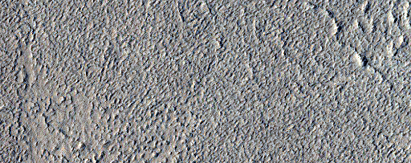 Ir-Bright Crater and Thermally Distinct Unit