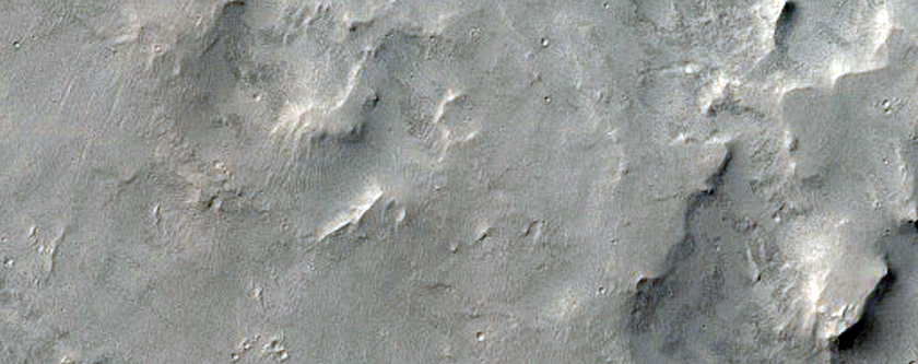 Landforms in Aeolis Planum