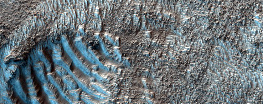 Terrain in Hellas Planitia
