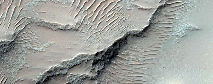 Central Pit of Large Impact Crater