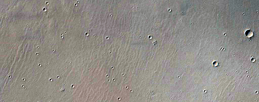 Secondary Crater Field in Arabia Region