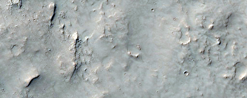 Lava Flow in Daedalia Planum