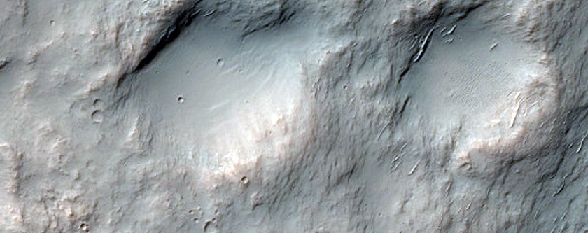 Terrain Near Cross Crater
