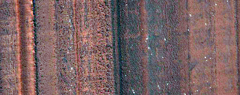 Exposure of North Polar Layered Deposits
