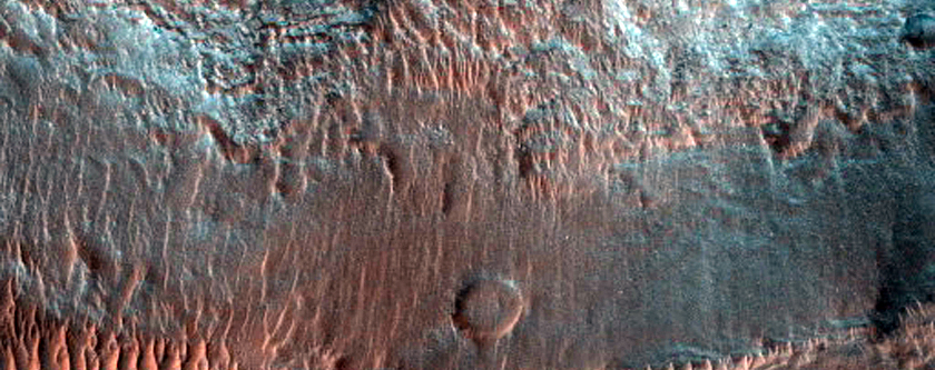 Channel in Hellas Planitia