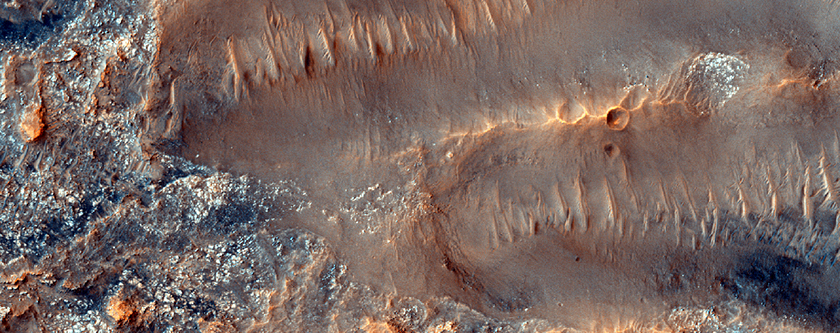Flow Terminus in Kasei Valles