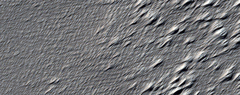 Volcanic Flows Southwest of Arsia Mons