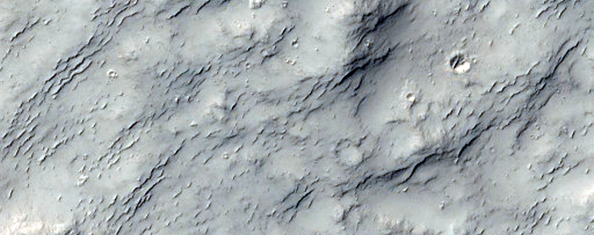 Terrain in Memnonia Fossae
