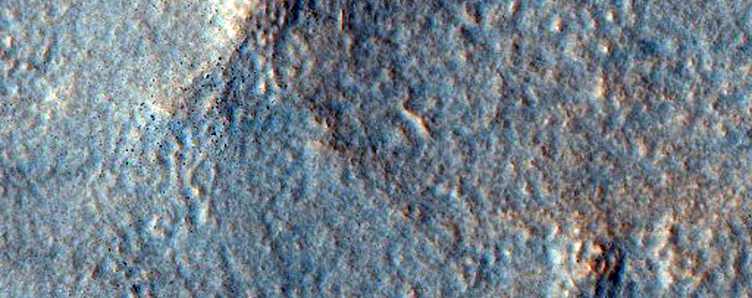 Intercrater Terrain North of Mie Crater