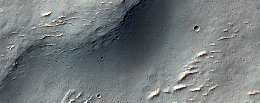 Terrain in Eastern Hesperia Planum
