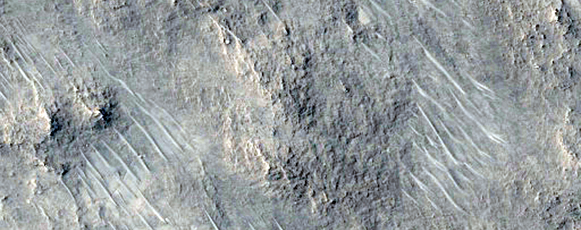 Possible Inverted Channel Near Auqakuh Vallis