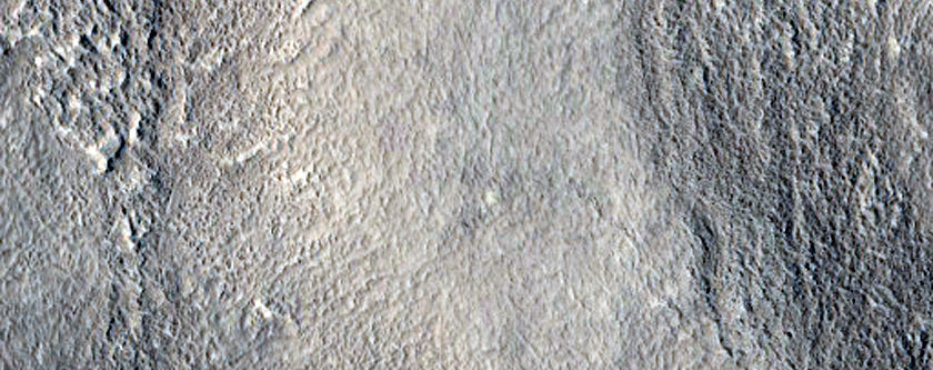 Platy Terrain at North of Elysium Mons