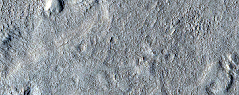 Uplifted Terrain in Northern Amazonis Planitia